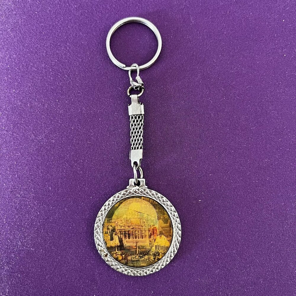 Vintage Keychain Hologram Saint Pope John Paul II JPII